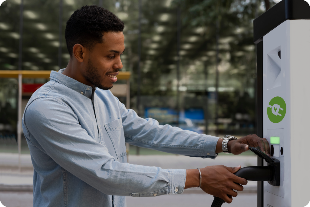borne de recharge pour véhicules électriques
